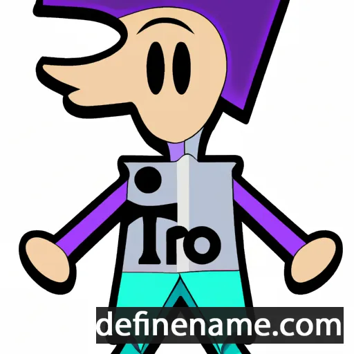 cartoon of the name Ietro