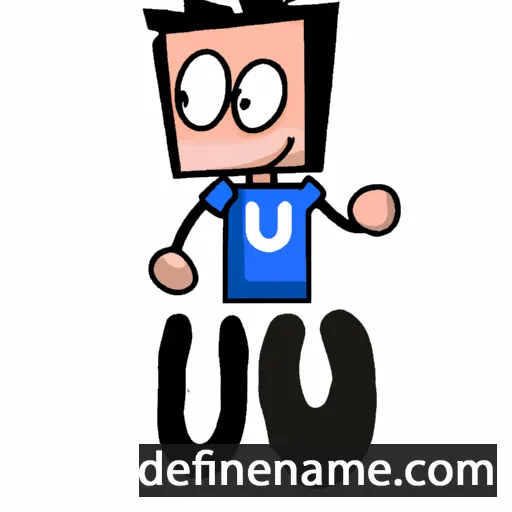 cartoon of the name Ieu