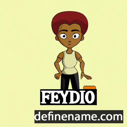 cartoon of the name Ifedayo