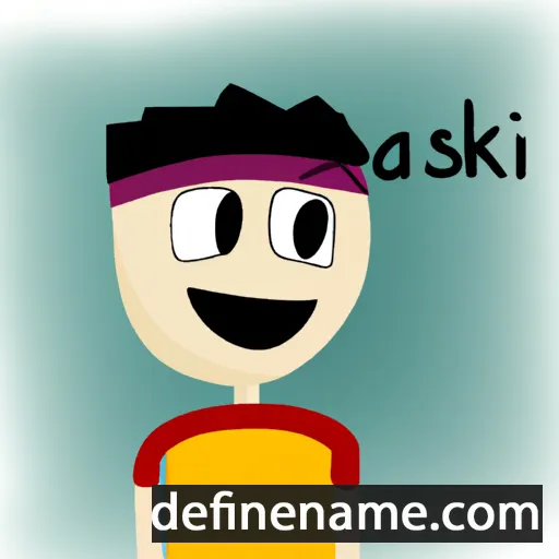 cartoon of the name Iisak