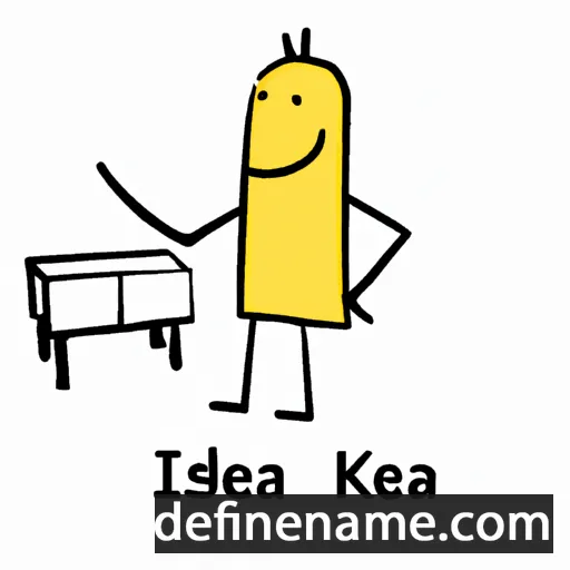 cartoon of the name Ikea