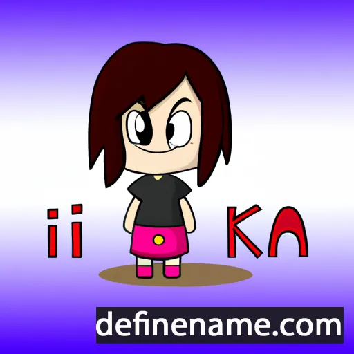 cartoon of the name Ikka