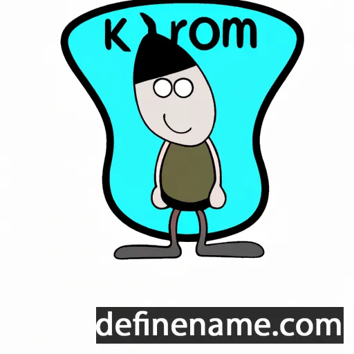 Ikrom cartoon