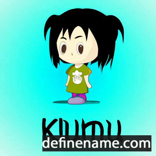 cartoon of the name Ikumi