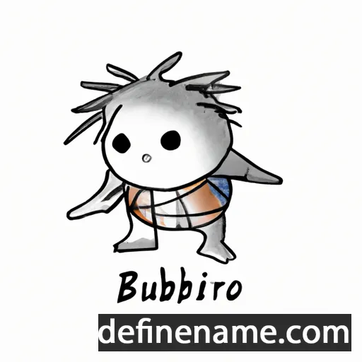 cartoon of the name Ikusaburou