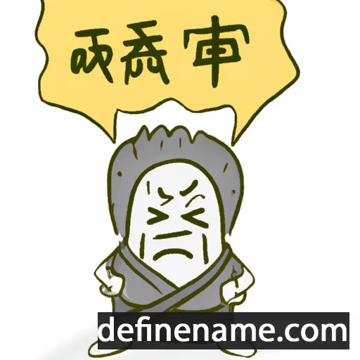 cartoon of the name Ikutaro