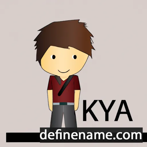 cartoon of the name Ikya