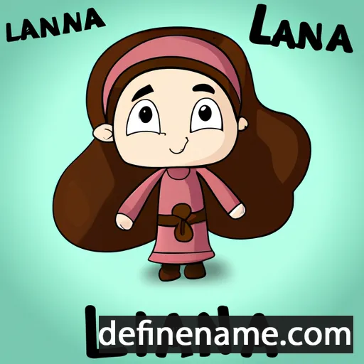 cartoon of the name Ilaina