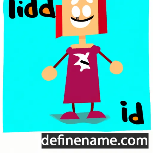 cartoon of the name Ildi