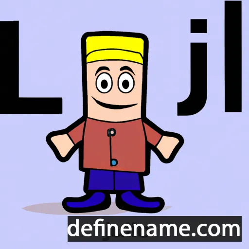 cartoon of the name Ilju