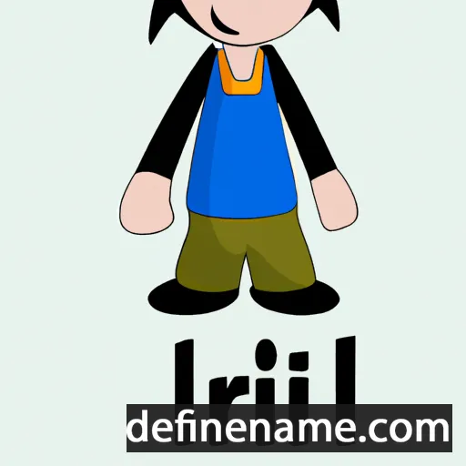 cartoon of the name Illari