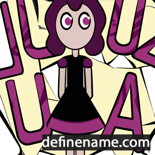 cartoon of the name Illusia