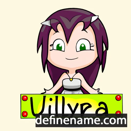 cartoon of the name Illyria