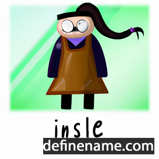 cartoon of the name Ilsaline