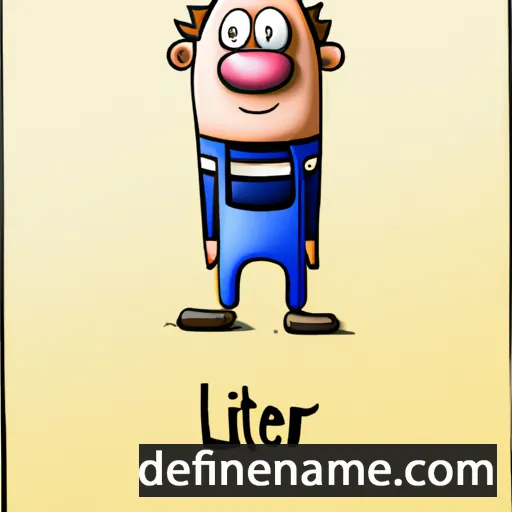 cartoon of the name Ilter