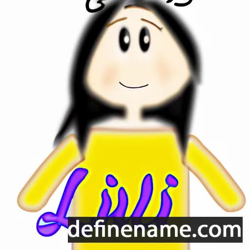 cartoon of the name Ilvi