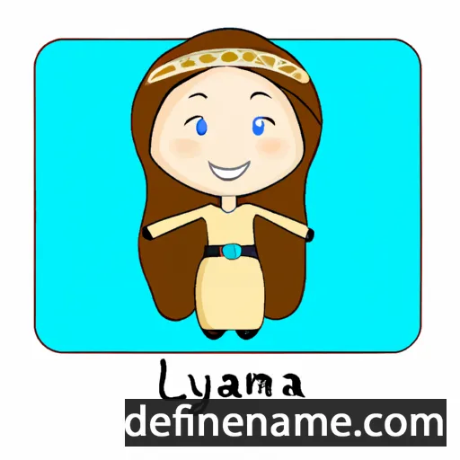 cartoon of the name Ilyanna