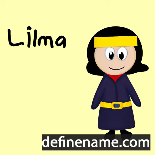 cartoon of the name Imla