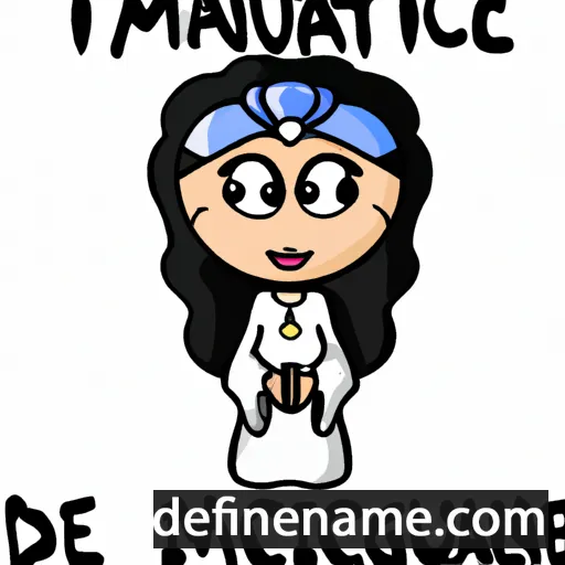 cartoon of the name Immaculate