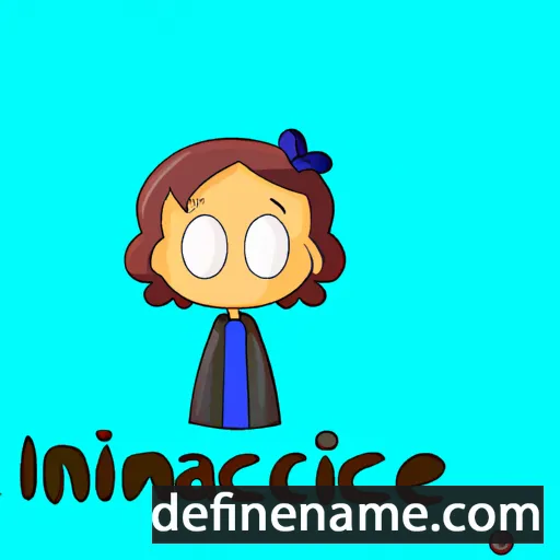 cartoon of the name Immaculée