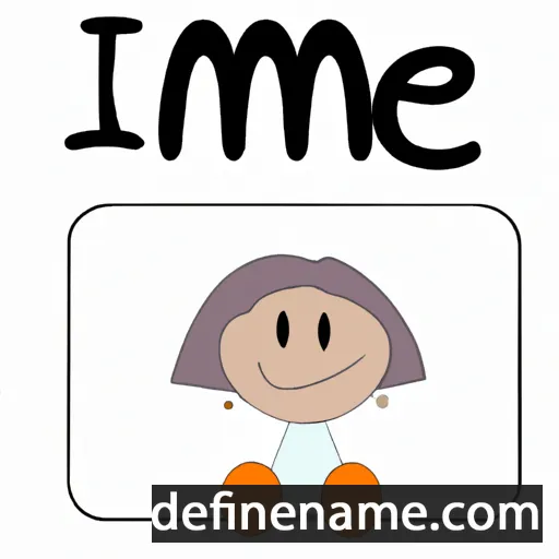 cartoon of the name Imme