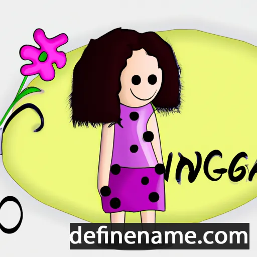 cartoon of the name Imogènia