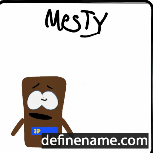 cartoon of the name Imsety