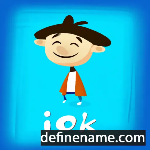 cartoon of the name In-bok