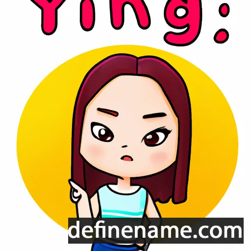 cartoon of the name In-young