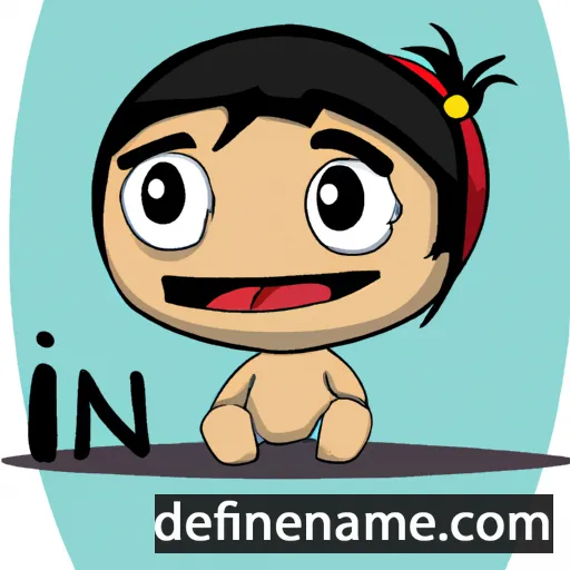 cartoon of the name Inan