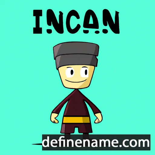 cartoon of the name Incadan