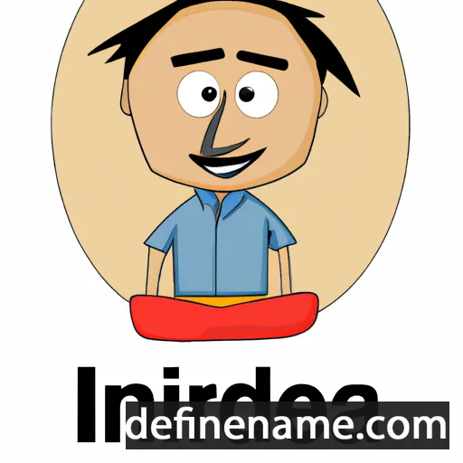 cartoon of the name Inderraj