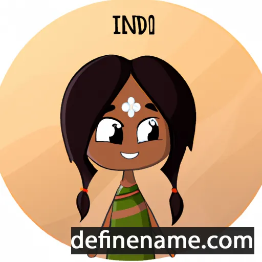 Indi cartoon