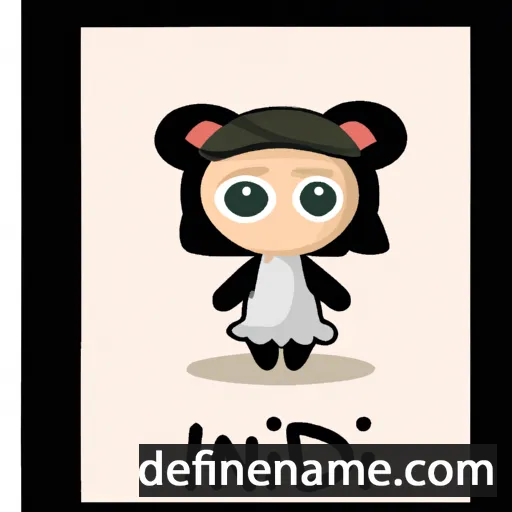 cartoon of the name Indri