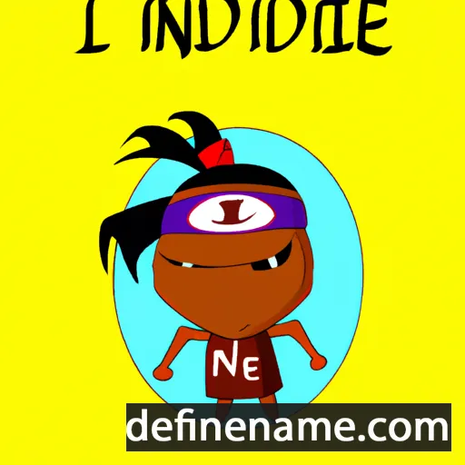 cartoon of the name Indzhe