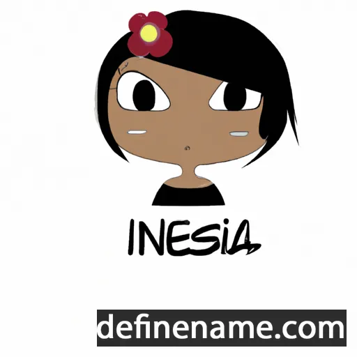 Inésia cartoon