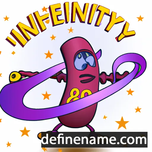 cartoon of the name Infinity