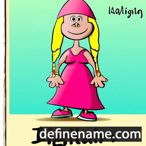 cartoon of the name Ingalill