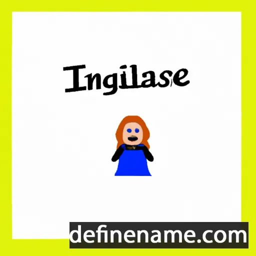 cartoon of the name Ingalise