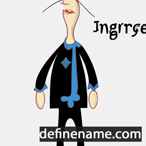 cartoon of the name Ingaret