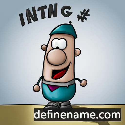 cartoon of the name Ingebrigt