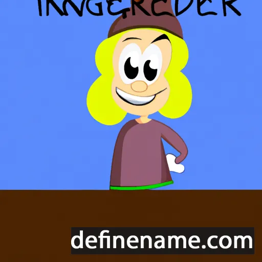 cartoon of the name Ingegjerd