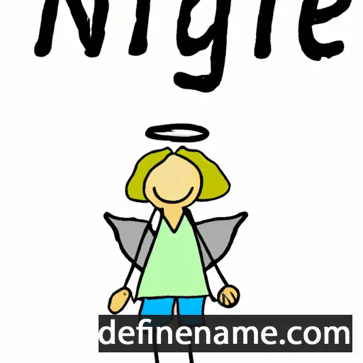 cartoon of the name Ingel