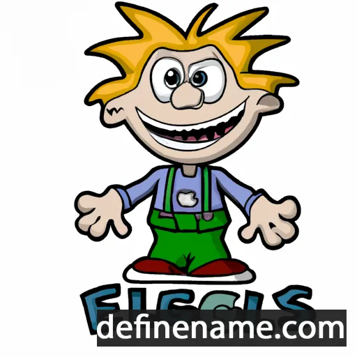 cartoon of the name Ingelis