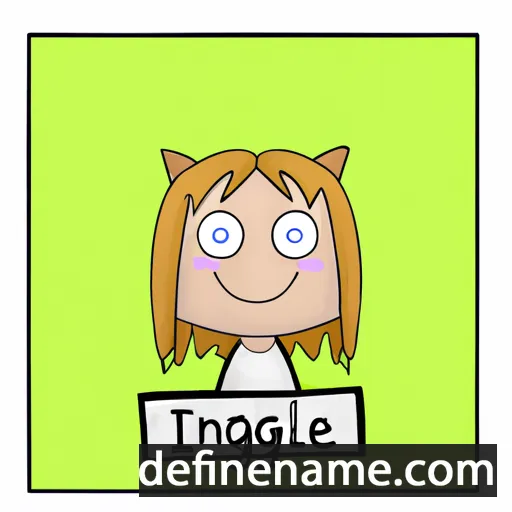 cartoon of the name Ingelise