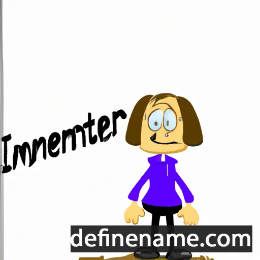 cartoon of the name Ingemerete