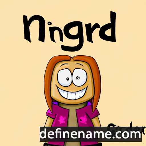 cartoon of the name Ingerid