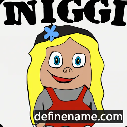 cartoon of the name Ingibjørg