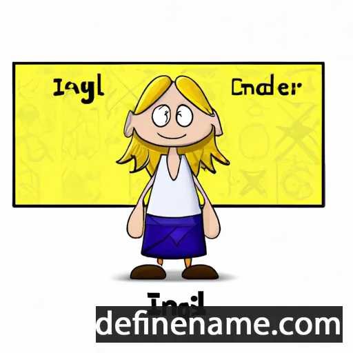 cartoon of the name Ingild