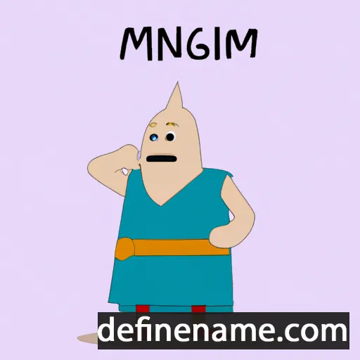 cartoon of the name Ingimodh